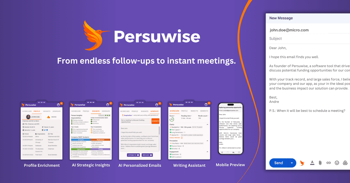 Introducing Persuwise: The Revolution in Connection and Conversion